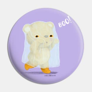 Ghost Bear Pin