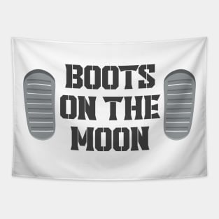 Boots on the Moon Tapestry