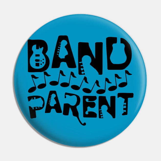 Musical Band Parent Music Notes Pin by Barthol Graphics