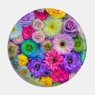 Colorful flowers Pin