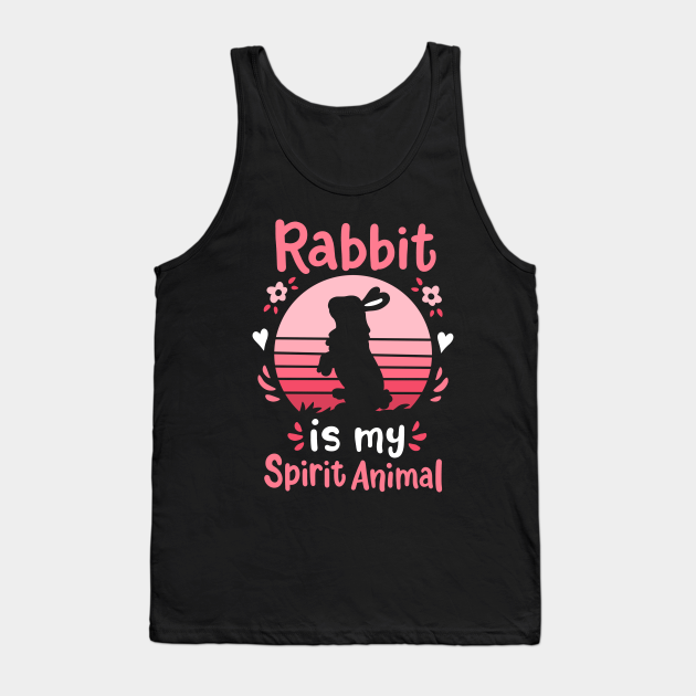 Discover Rabbit Bunny Spirit Animal Retro - Rabbit - Tank Top