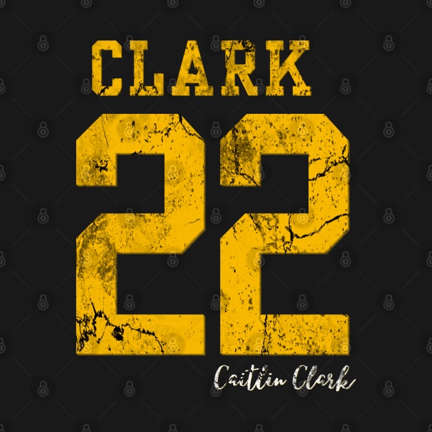 Distressed Clark 22 Caitlin Clark signature by thestaroflove