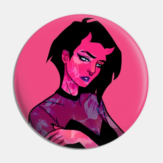 Demon girl Pin by LinDemonic