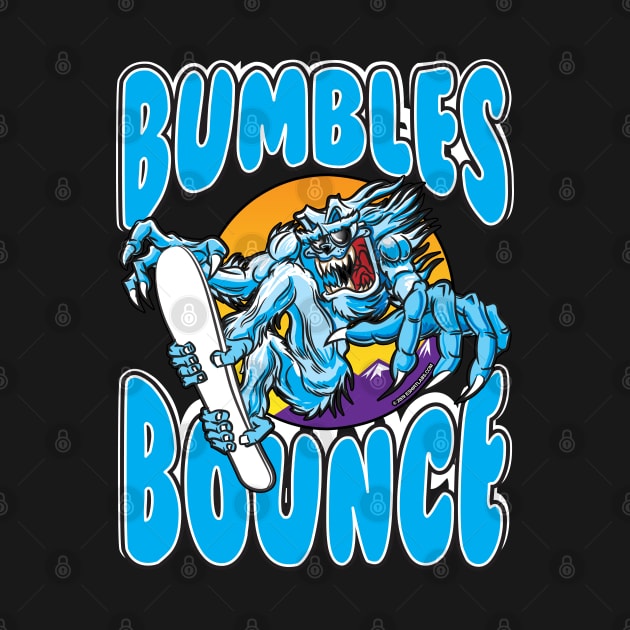Abominable Snowman Yeti Snowboarder - Bumbles Bounce by eShirtLabs