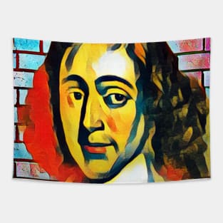 Baruch Spinoza Abstract Portrait | Baruch Spinoza Artwork 3 Tapestry