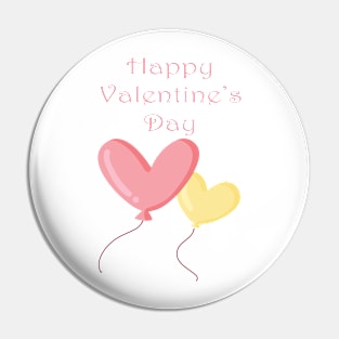 Heart Balloon Pin