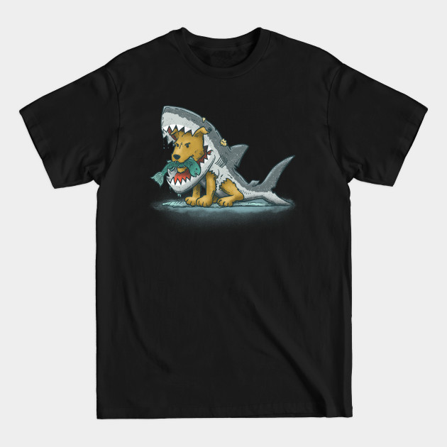 Discover Sharksuit Dog - Comedy - T-Shirt