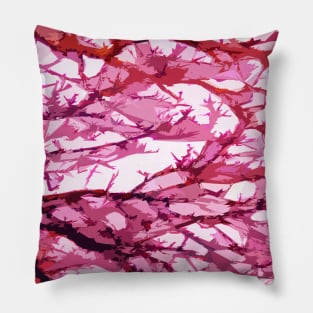 Study of Pinks, Reds, & Purples Pillow