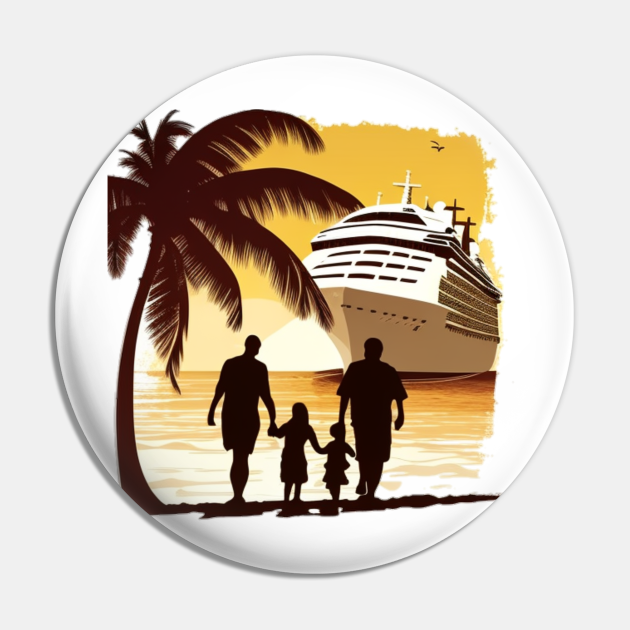 Family Cruise Caribbean 2023 Family Cruise Caribbean Pin TeePublic