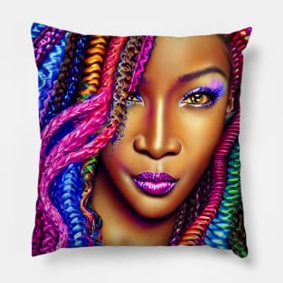 Rainbow Top Model Pillow