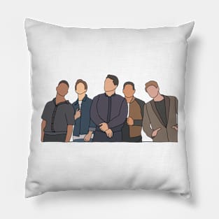 Six60 Band drawing New Zealand Pillow