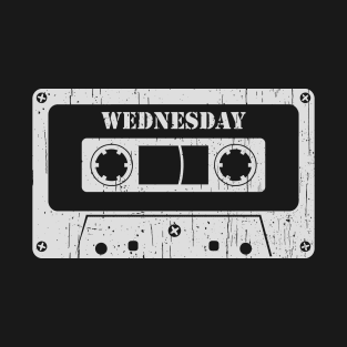 Wednesday - Vintage Cassette White T-Shirt