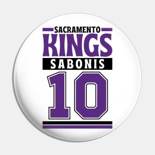 Sacramento Kings Sabonis 10 Limited Edition Pin