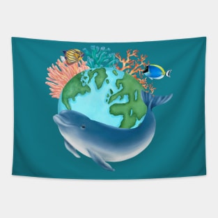 Dolphin and His World, Sea Life Tapestry