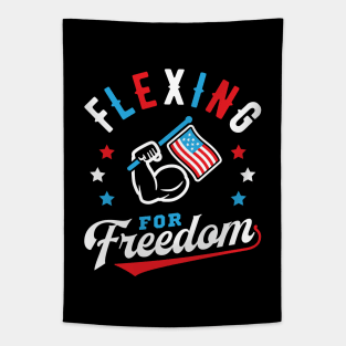 Flexing For Freedom Tapestry