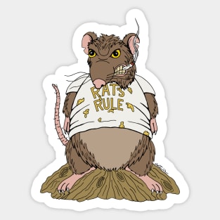 Lab Ratz Experiment 2 - Cartoon Rat - Sticker