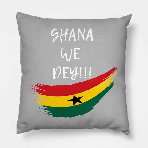 Ghana We Dey Pillow by ArtisticFloetry