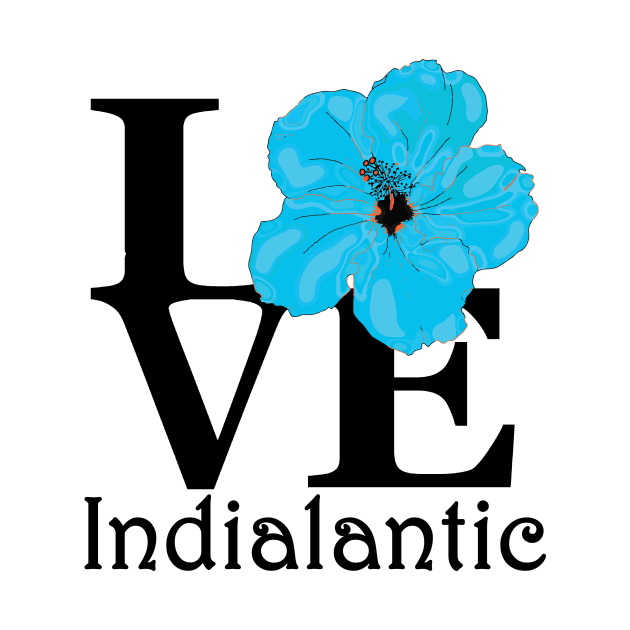 LOVE Indialantic Blue Hibiscus by Indialantic