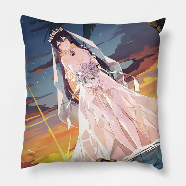 Bride Monerochan Pillow by Monero Art Fund