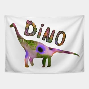 Watercolor Dinosaur Tapestry