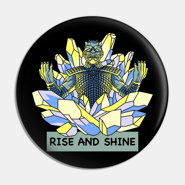 Rise&Shine Pin by ManicMonkeyPix