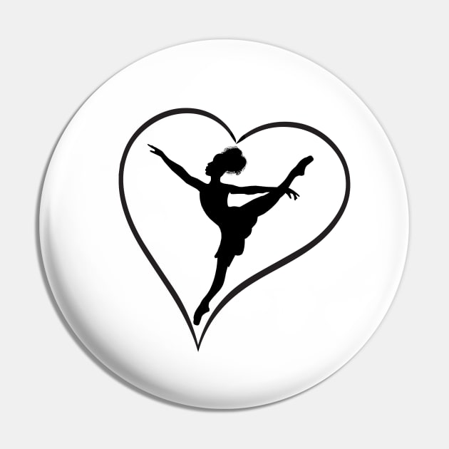 Black Ballerina Melanin Queen Pin by Melanificent1