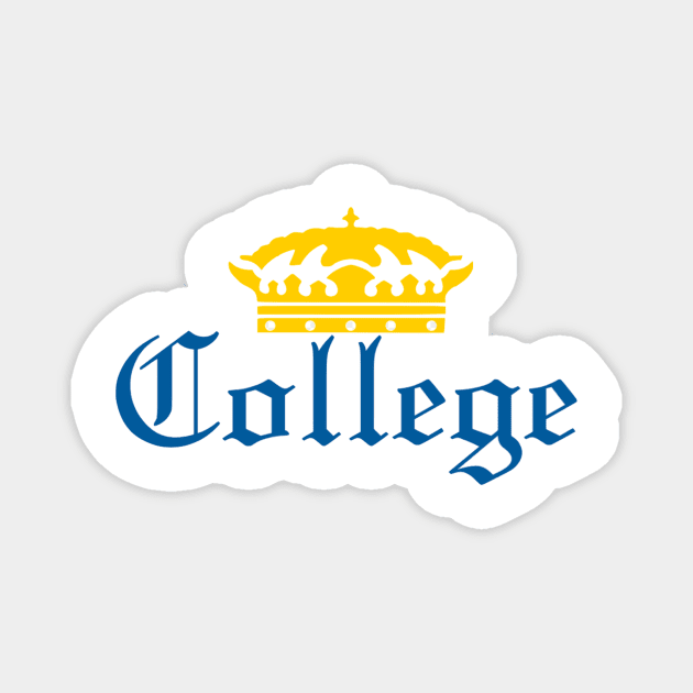 Corona Styled College Design Magnet by Claireandrewss