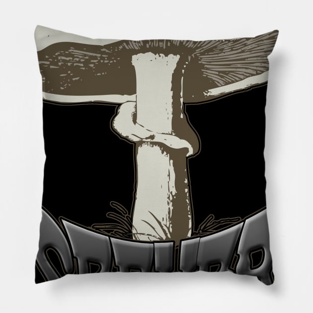 Shroom Seeker Mushroom Seeker Consciousness Pillow by AltrusianGrace