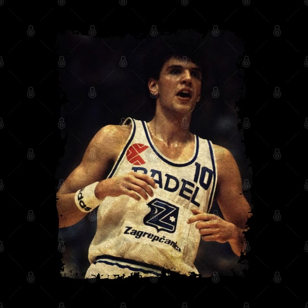 Young Drazen Petrovic by Omeshshopart