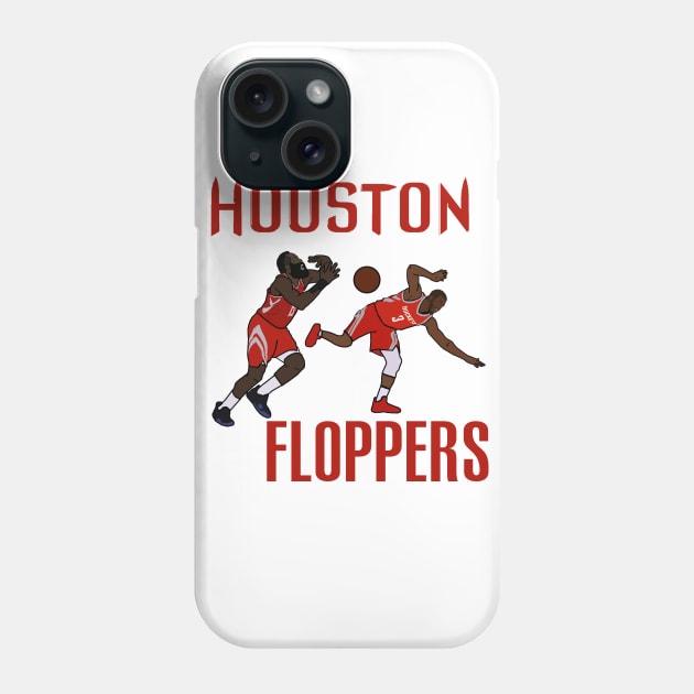 James Harden and Chris Paul 'Houston Floppers' NBA Phone Case by xavierjfong