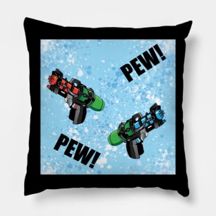 A Water Gun Toy Pew Pillow