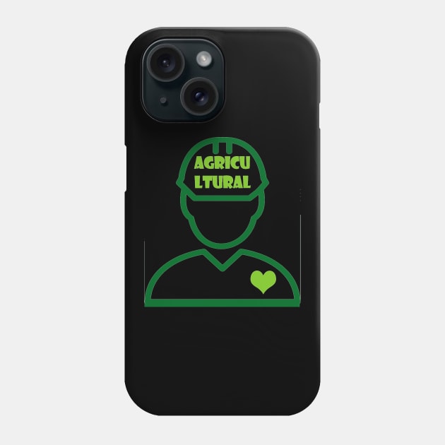 Agricultural engineer Phone Case by The designer Majd Akrim