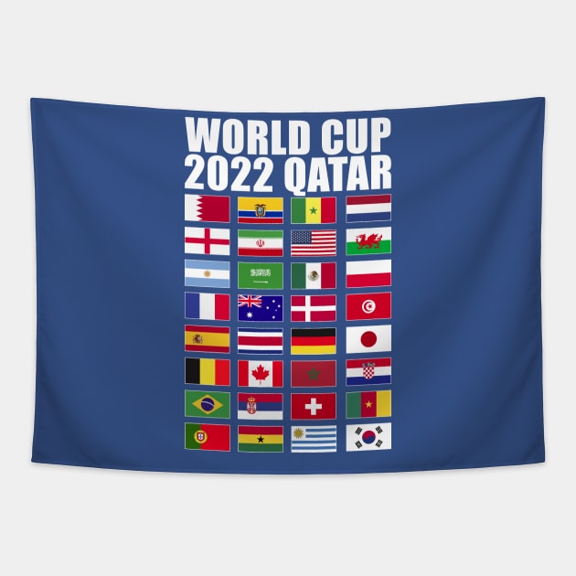 World Cup Flag Team Tapestry by Generalvibes