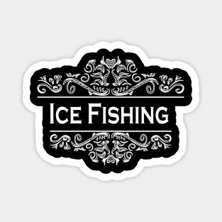 Sports Ice Fishing Magnet