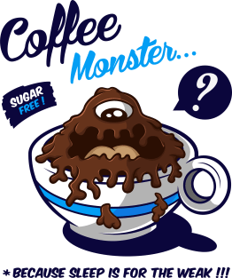 Coffee Monster Magnet