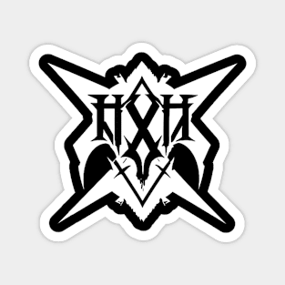 Hunter x Hunter Logo Metal Band , hunterxhunter, hunter x hunter, killua, feitan, hisoka, kurapika, leorio, pitou, sparkle, gon Magnet