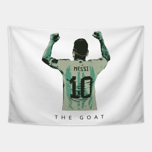 The Goat 10 Messi Tapestry