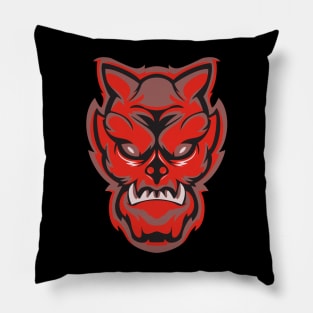 Devil Head Pillow