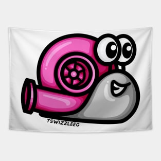 Turbo Snail (Version 1) - Pink / Gray Tapestry