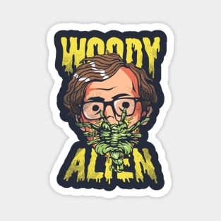 Woody Alien Magnet