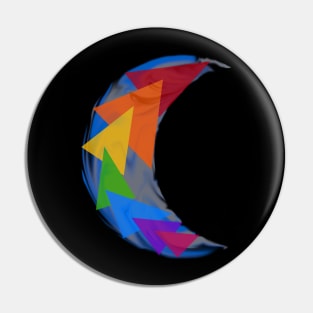 Moon Crescent Pin