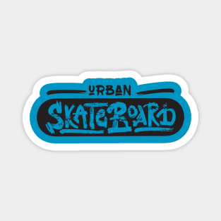 Urban skateboard Magnet