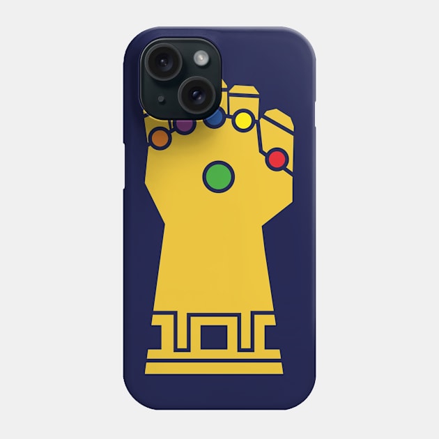 Minimalist Infinity Gauntlet Phone Case by PWCreate