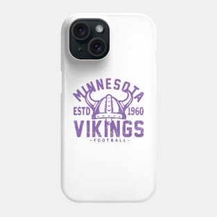 Retro Minnesota Vikings 2 by Buck Tee Originals Phone Case