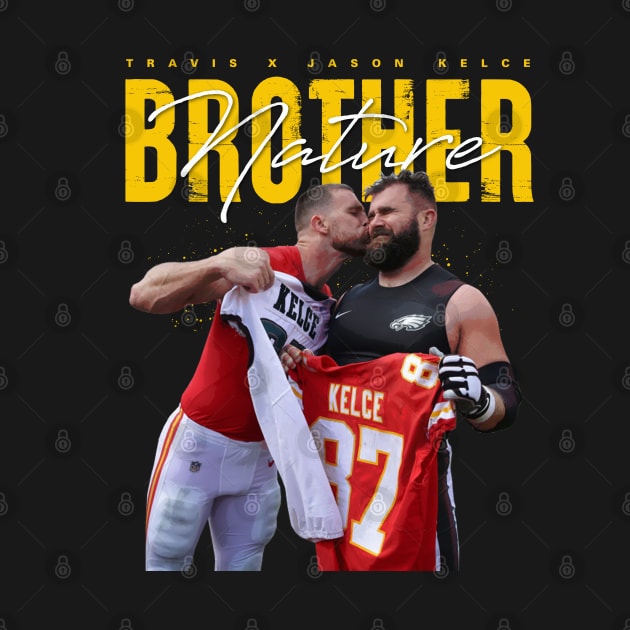 Travis Kelce x Jason Kelce by Juantamad