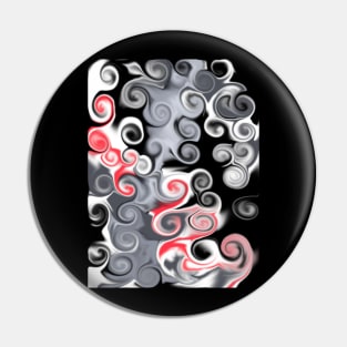 Swirl Abstract Pin