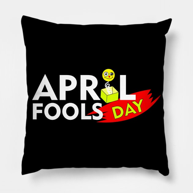 april fools day Pillow by Khenyot