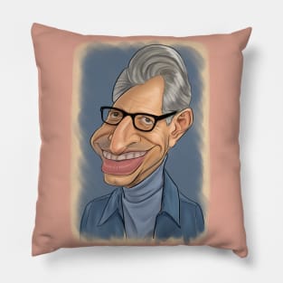 Jeff Goldblum caricature Pillow