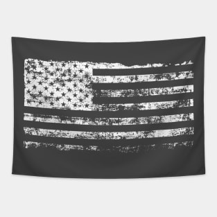 Grunge flag of USA Tapestry