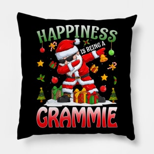 Happiness Is Being A Grammie Santa Christmas Pillow